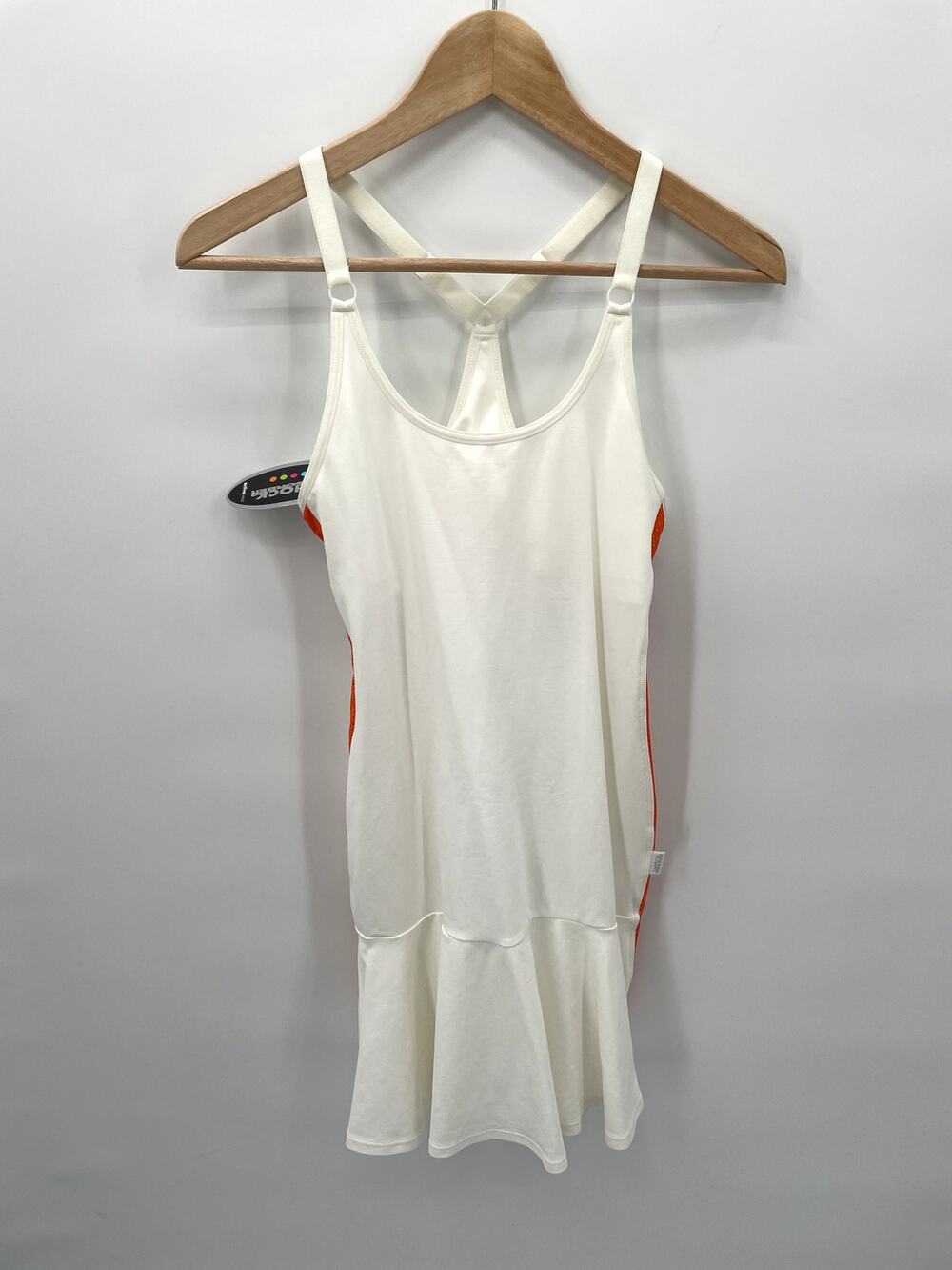 Shock Absorber NWT White & Orange Pickleball Tennis Active Dress // M